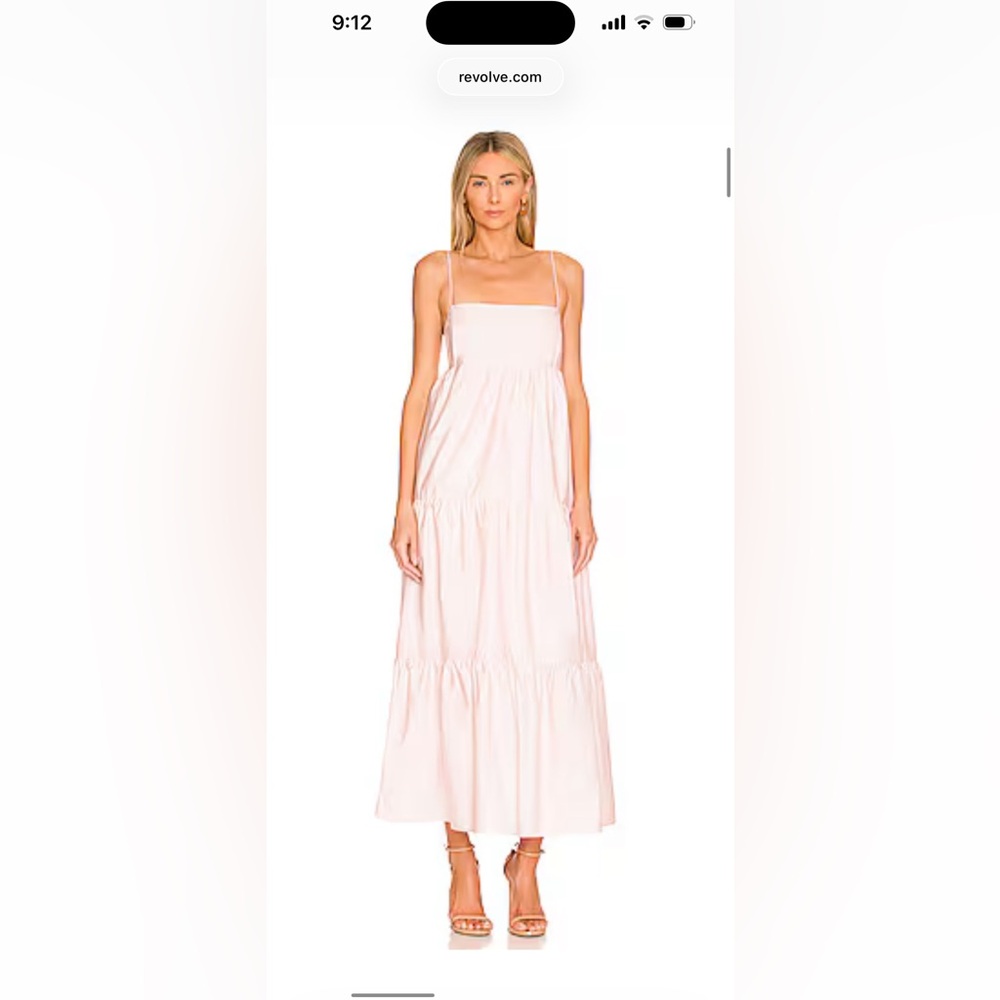 L'Academie Strapless Light Pink Dress
